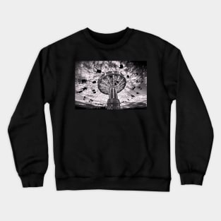 Tivoli Grona Lund - Stockholm (b&w version) Crewneck Sweatshirt